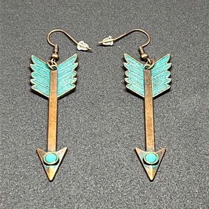 Earrings southwestern native American arrow‎